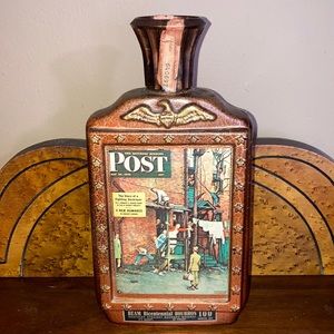 1976 Limited Edition Jim Beam Bicentennial The Saturday Evening Post Bottle